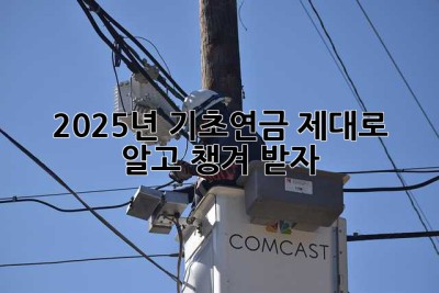 2025년 기초연금, 제대로 알고 챙겨 받자! 🤔