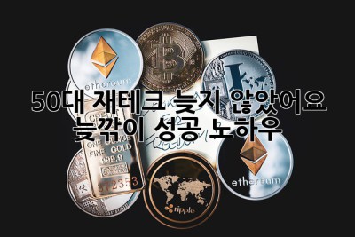 50대 재테크, 늦지 않았어요! 늦깎이 성공 노하우 ✨