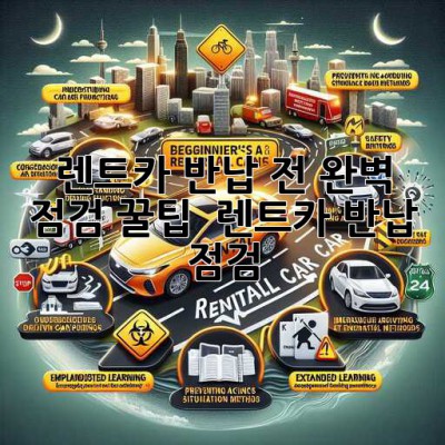 렌트카 반납 전 완벽 점검 꿀팁 😎 #렌트카 #반납 #점검