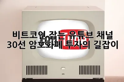 🤑비트코인 잡는 유튜브 채널 30선! 암호화폐 투자의 길잡이