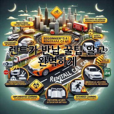 🚗 렌트카 반납, 꿀팁 알고 완벽하게! ✨
