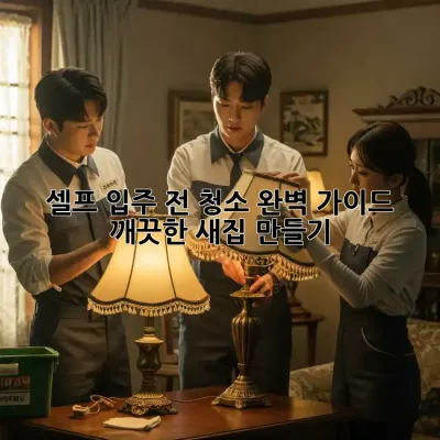 셀프 입주 전 청소 완벽 가이드: 깨끗한 새집 만들기! ✨