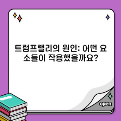 트럼프랠리란 무엇일까요? 완벽 가이드: 원인, 영향, 그리고 미래 전망