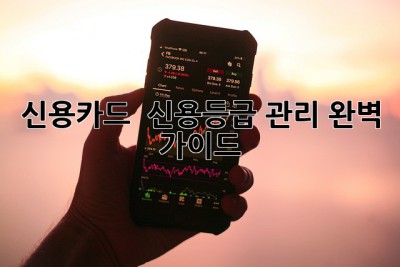 신용카드 & 신용등급 관리 완벽 가이드✨