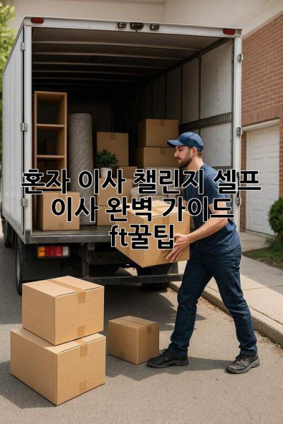 혼자 이사 챌린지💪 셀프 이사 완벽 가이드 (ft.꿀팁)