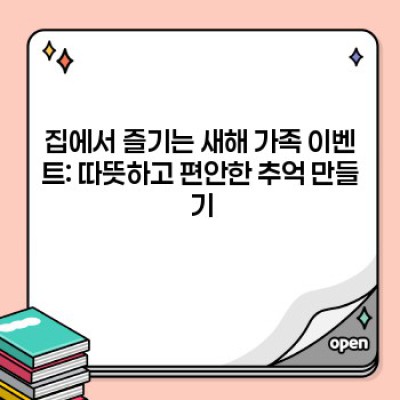 새해 가족과 함께하는 특별한 추억 만들기: 계획부터 실행까지 완벽 가이드
