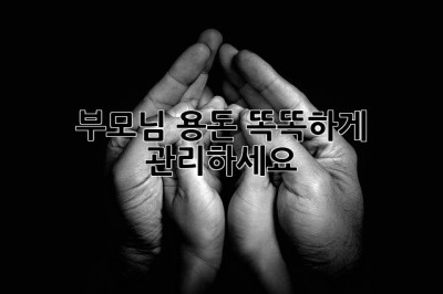 부모님 용돈, 똑똑하게 관리하세요!