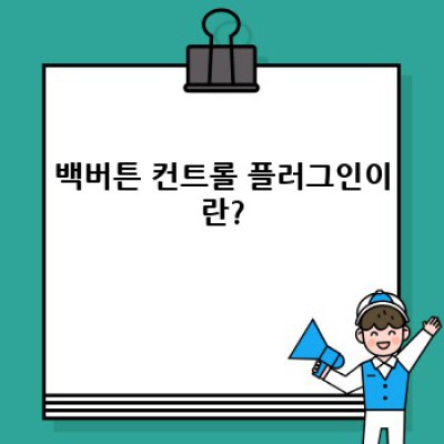 백버튼 컨트롤 워드프레스 플러그인 활용법