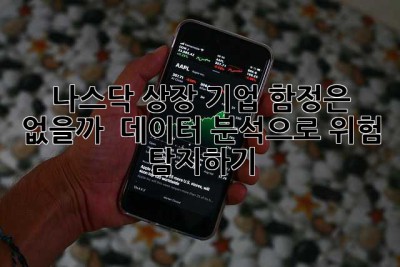 나스닥 상장 기업, 함정은 없을까? 🤔 데이터 분석으로 위험 탐지하기