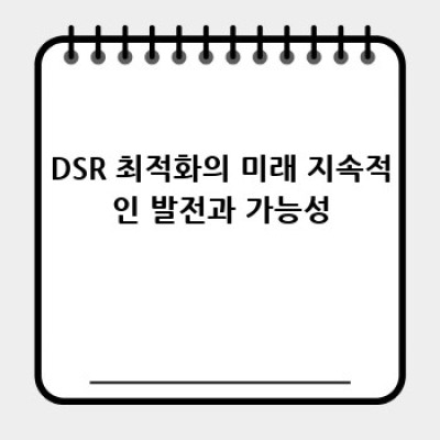 DSR 최적화? 머신러닝이 답이었어! ✨