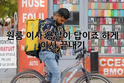 원룸 이사? 용달이 답이죠! 轻松하게 이사 끝내기! ✨